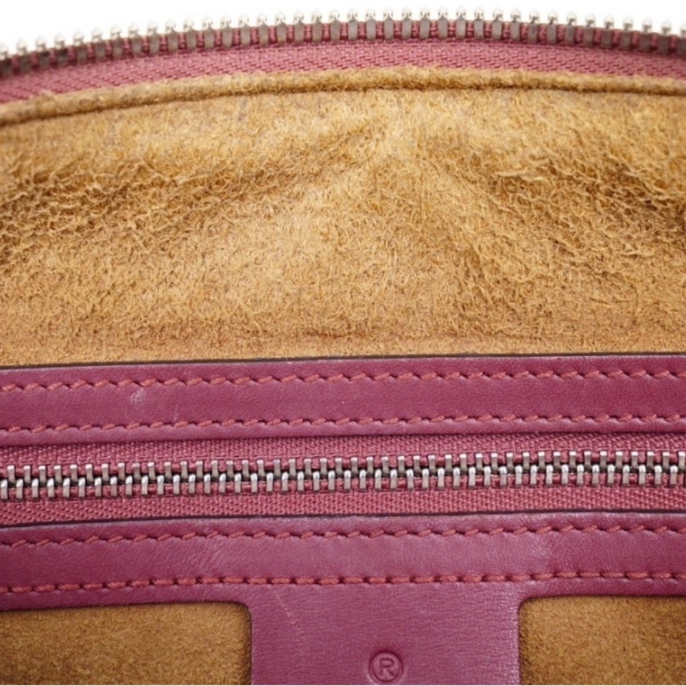 Gucci Pink and Brown Satchel with Floral Design - Picture 7 of 15